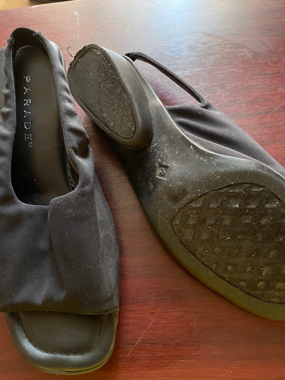 Parade Black Pearl Women's Shoes - Size 8 Wide - Picture 5 of 5